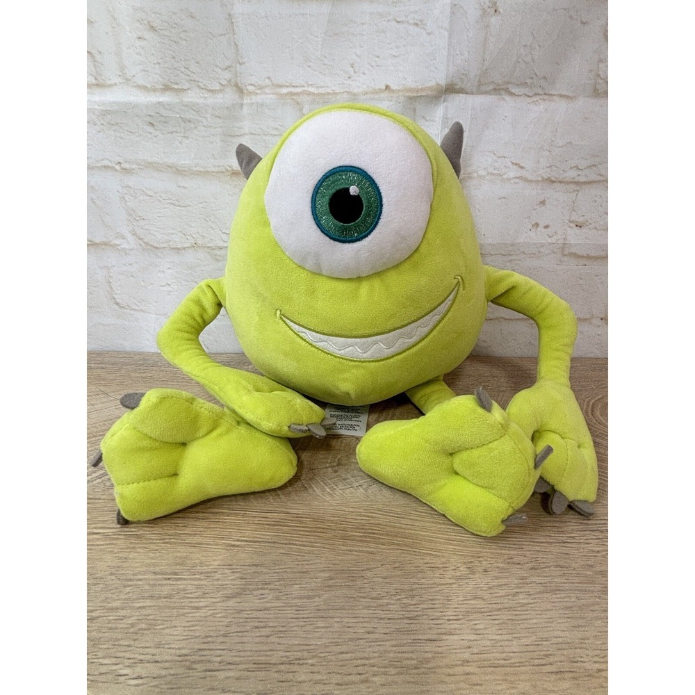 12" DISNEY STORE EXCLUSIVE MONSTERS INC MIKE WAZOWSKI PLUSH DOLL FIGURE TOY